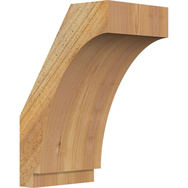 Ekena Millwork 6"W x 8"D x 12"H Imperial Rough Sawn Knee Brace, Western Red Cedar BRC06X08X12IMP00RWR - main